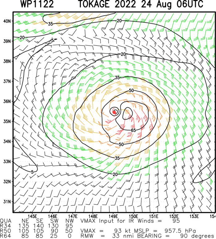 TY 11W(TOKAGE) peaked as a CAT 3 US//TS 10W(MA-ON): forecast landfall SW of Hong Kong by 24h// Invests 98W & 91E, 24/09utc