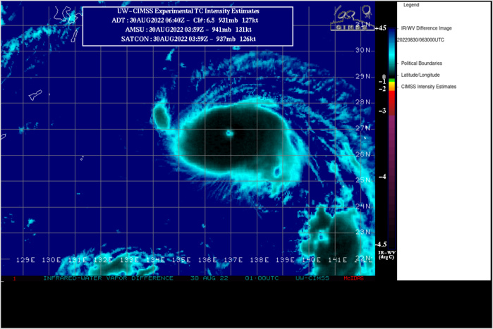 12W(HINNAMNOR) CAT4, ERC completed: intensifying again to likely STY status//98W: likely binary interaction with 12W//91L//30/09utc 12W(HINNAMNOR) CAT4, ERC completed: intensifying again to likely STY status//98W: likely binary interaction with 12W//91L//30/09utc