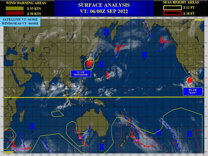 12W(HINNAMNOR) former CAT5 now ET//Invests 91W/92W: forecast merger//12E(KAY)//05L(DANIELLE)//06L(EARL), 0609utc