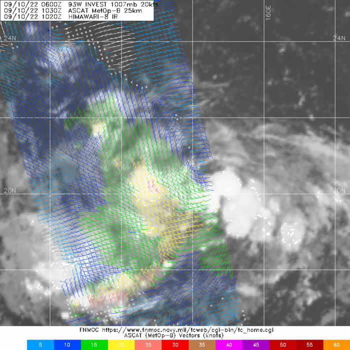 Typhoon 14W(MUIFA): from CAT 2 to CAT 4 next 24h//Invest 93W:medium//Invest 92W//HU 06L(EARL): ETT, 1015utc