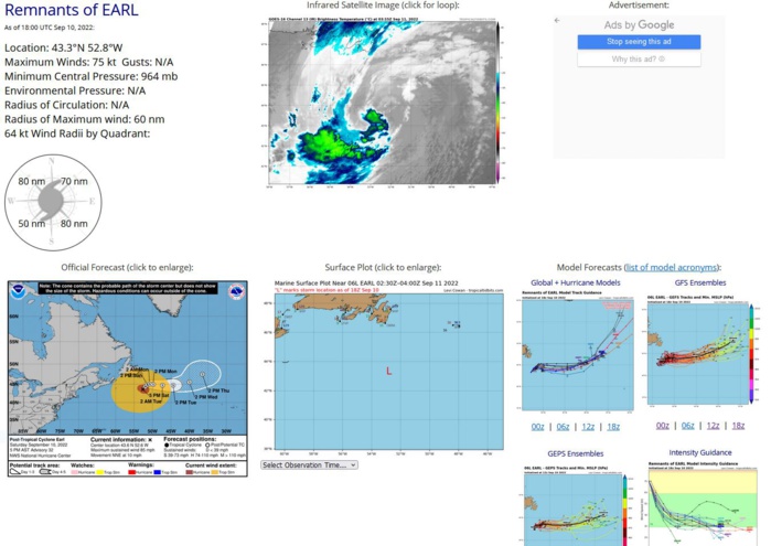 Typhoon 14W(MUIFA): RI:+40kts over 24h//TD 15W forecast to reach Typhoon level by 48h//06L(EARL): ET//1103utc Typhoon 14W(MUIFA): RI:+40kts over 24h//TD 15W forecast to reach Typhoon level by 48h//06L(EARL): ET//1103utc