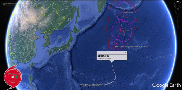 14W(MUIFA):over the Yellow Sea by 24h//15W(MERBOK): ETT with Hurricane force winds//16W(NANMADOL):up to CAT4 within 48h//1509utc