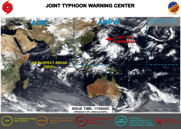 JTWC IS ISSUING 6HOURLY WARNINGS AND 3HOURLY SATELLITE BULLETINS ON 16W. JTWC IS ISSUING 6HOURLY WARNINGS AND 3HOURLY SATELLITE BULLETINS ON 16W.
