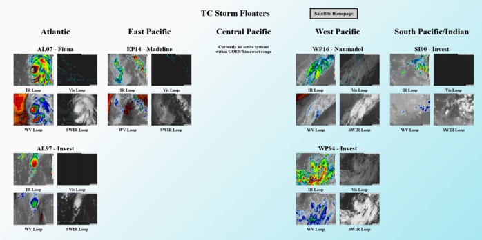 16W(NANMADOL) final warning//Invest 94W on the map//TS 14E(MADELINE)//HU 07L(FIONA): up to CAT 4 after 24h//Invest 97L//20/06utc