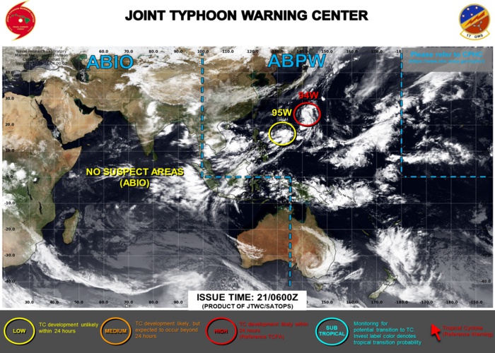 JTWC IS ISSUING 3 HOURLY SATELLITE BULLETINS ON INVEST 94W.