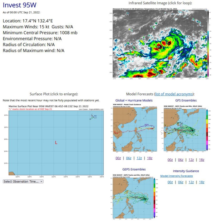 Invest 94W: TC Formation Alert//Invest 95W: on the map//HU 07L(FIONA): up to strong CAT 4 within 24H//TS 08L(GASTON)//2109utc Invest 94W: TC Formation Alert//Invest 95W: on the map//HU 07L(FIONA): up to strong CAT 4 within 24H//TS 08L(GASTON)//2109utc