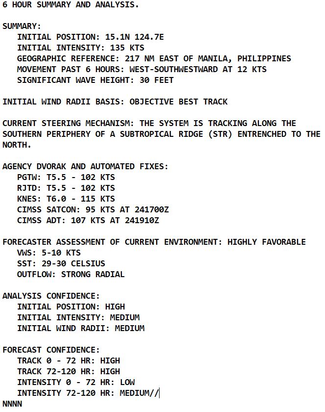 18W(NORU): current Extreme Rapid Intensification(ERI) to reach Super Typhoon intensity, 3rd of the season,2421utc