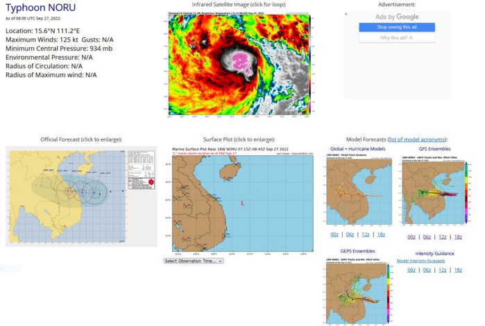 SATELLITE ANALYSIS, INITIAL POSITION AND INTENSITY DISCUSSION: HAVING RECENTLY UNDERGONE ANOTHER ROUND OF RAPID INTENSIFICATION, WHICH PEAKED AT 270000Z AT 130 KNOTS, TYPHOON (TY) 18W HAS RECENTLY STARTED TO WEAKEN.  ANIMATED MULTISPECTRAL SATELLITE IMAGERY (MSI) AND ENHANCED INFRARED (EIR) IMAGERY SHOWS THAT AFTER PEAKING AT 0000Z, THE EYE HAS SUBSEQUENTLY FILLED IN, WHILE CLOUD TOP TEMPS HAVE WARMED CONSIDERABLY, LEADING TO MUCH LOWER DVORAK CURRENT INTENSITY ESTIMATES. HOWEVER, THE SYSTEM HAS NOT GIVEN UP THE GHOST ENTIRELY JUST YET, WITH CONVECTIVE HOT TOWERS CONTINUING TO FIRE UP ON THE SOUTHERN SIDE OF THE CORE AND WRAP UPSHEAR, SO THE ONSET OF RAPID WEAKENING MAY STILL LIE A BIT IN THE FUTURE. 270609Z GMI AND 270611Z AMSR-2 37GHZ MICROWAVE IMAGES REVEALED A VERY SMALL INNER CORE AND WEAK 9NM EYE FEATURE, WHICH LENT HIGH CONFIDENCE TO THE INITIAL POSITION. THE MICROWAVE IMAGERY SUGGESTED DEVELOPMENT OF A WEAK OUTER EYEWALL OR CONVECTIVE BAND ABOUT 30-40NM OUT FROM THE CENTER AS WELL. THE INITIAL INTENSITY IS ASSESSED WITH MEDIUM CONFIDENCE, WELL ABOVE THE SUBJECTIVE AND OBJECTIVE DVORAK CURRENT INTENSITY ESTIMATES, WHICH ARE DECEIVINGLY LOW DUE TO THE WELL-KNOWN LOW BIASES IN THE DVORAK TECHNIQUE WITH VERY SMALL SYSTEMS. EVEN THOUGH SHEAR IS QUITE HIGH (25-30 KNOTS), THE SYSTEM SO FAR HAS BEEN ABLE TO SUSTAIN ENOUGH UPSHEAR CONVECTION TO PUSH BACK AGAINST THE STRONG SHEAR. OTHER THAN THE SHEAR, THE OVERALL ENVIRONMENT IS FAVORABLE WITH WARM SSTS BETWEEN THE STORM AND THE COAST AND STRONG WESTWARD AND MODERATE EQUATORWARD OUTFLOW.