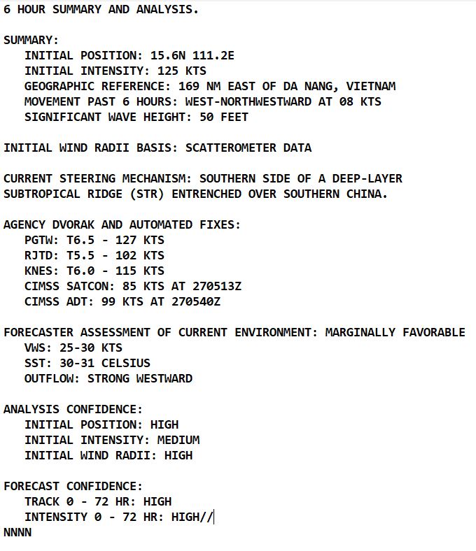 Typhoon 18W(NORU) making landfall near Da Nang //TS 19W(KULAP)//Invest 97W//TC 02S(ASHLEY)//HU 09L(IAN): intensifying//2709utc