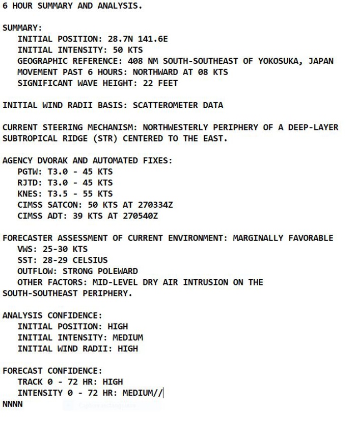 Typhoon 18W(NORU) making landfall near Da Nang //TS 19W(KULAP)//Invest 97W//TC 02S(ASHLEY)//HU 09L(IAN): intensifying//2709utc