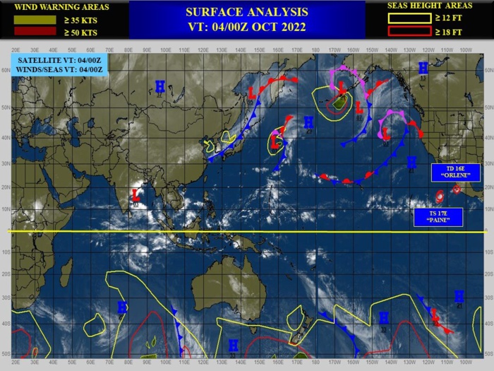 20W(ROKE)subtropical//Invest 92S: up-graded//TS 17E(PAINE)//Invest 92L & Invest 92L//0412utc