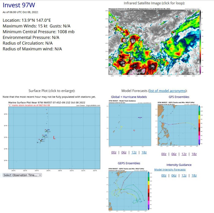 Invest 97W & 98W// TC 03S(BALITA) short favourable window // TS 13L(JULIA): Rapid intensification next 24h//0809utc