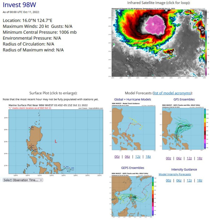 Invest 98W: Tropical Cyclone Formation Alert//Invest 97W up-graded//Invest 99W//Remnants of TC 03S(BALITA)// 1106utc