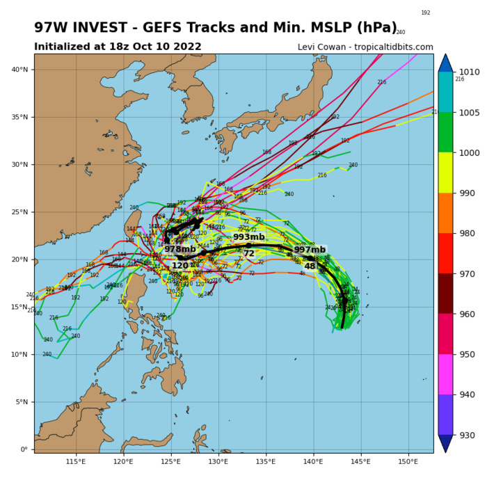 GLOBAL MODELS AGREE ON A SLOW NORTH- NORTHWESTWARD TRACK WITH INTENSITY GUIDANCE SHOWING A GRADUAL DEVELOPMENT OVER THE NEXT 48-72 HOURS. GLOBAL MODELS AGREE ON A SLOW NORTH- NORTHWESTWARD TRACK WITH INTENSITY GUIDANCE SHOWING A GRADUAL DEVELOPMENT OVER THE NEXT 48-72 HOURS.