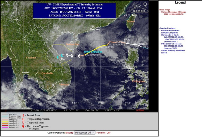 Former CAT2 23W(NESAT) weakening rapidly//24W(HAITANG) was briefly tropical //Invest 92W upgraded//Invest 92B//Invest 90E:TCFA//1906utc