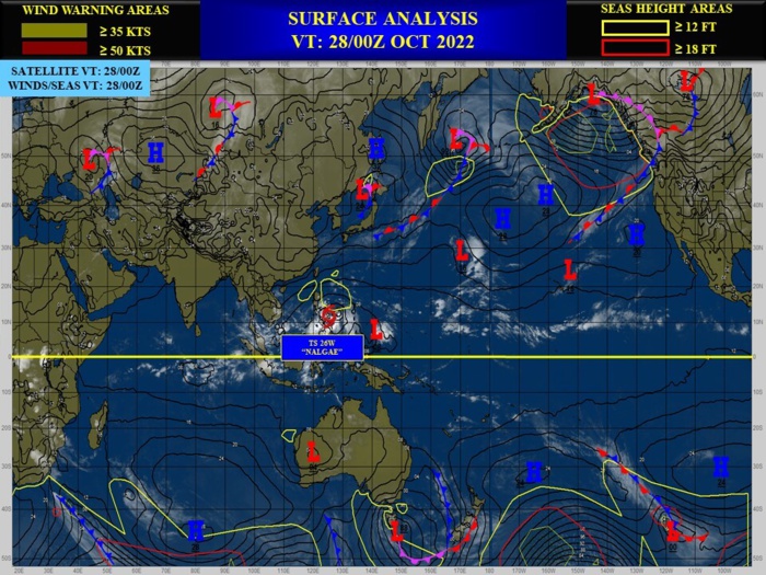 26W(NALGAE) intensifying and tracking over the Philippines//Invest 94W now on the map// 2803utc