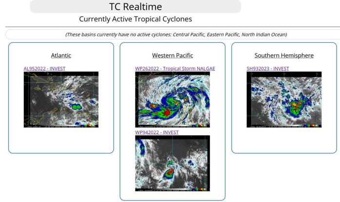 26W(NALGAE)to track South of Manila, then intensifying over the SCS//Invest 94W: TCFA//Invest 93S//Invest 95L//2903utc 26W(NALGAE)to track South of Manila, then intensifying over the SCS//Invest 94W: TCFA//Invest 93S//Invest 95L//2903utc