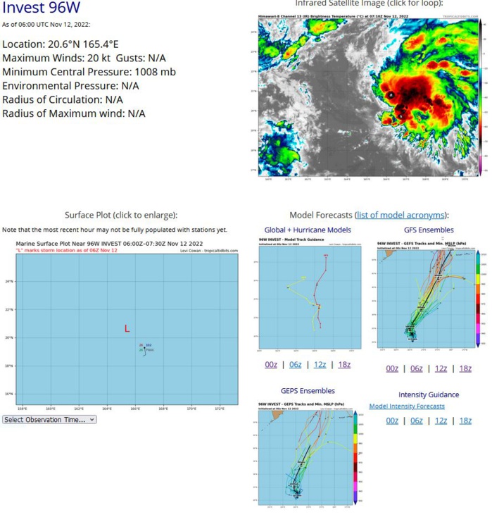 Invest 96W: Tropical Cyclone Formation Alert//Invest 93B// 1206utc