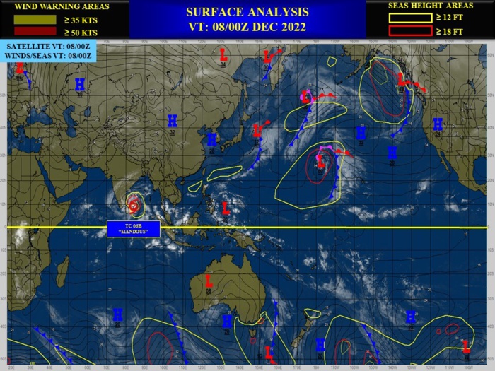 TC 06B(MANDOUS)// Invest 92W// Invest 99L// GTHO maps next 3 weeks// 0812utc