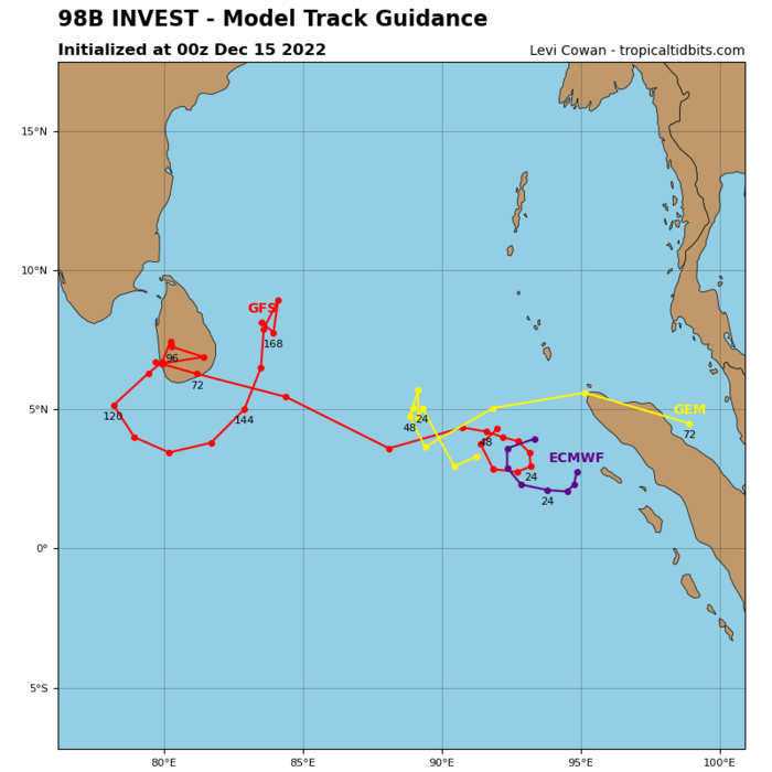 TC 07A rapidly peaked// Invest 98S up-graded// Invest 98B// GTHO maps up to 3 weeks// 15/09utc