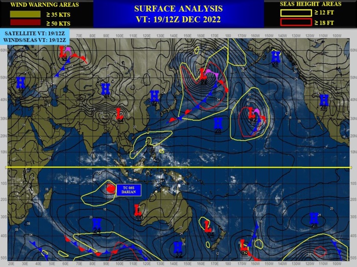 TC 05S(DARIAN) CAT 1 US: has been intensifying faster than forecast//Invest 93W//Invest 98B// 19/12utc