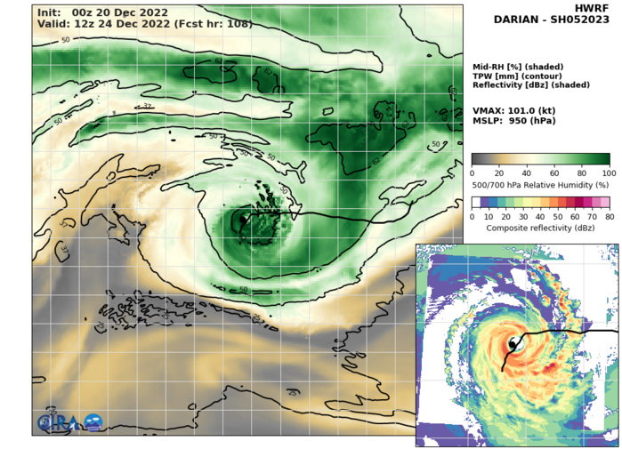 05S(DARIAN): Rapid Intensification: +45knots/24h from CAT 1 to Strong CAT 3 US//Invest 94W//Invest 98B//Invest 90S// 2009utc
