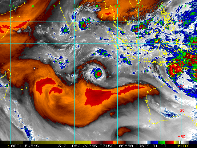 TC 05S(DARIAN) reaches unexpected heights: Super Typhoon intensity//Invest 90S up-graded//Invest 98B//Invest 94W// 2106utc