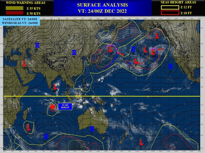 TC 05S(DARIAN) reached Super Typhoon intensity once again//TC 06S(ELLIE) rapidly made landfall//Invest 98B// 2406utc