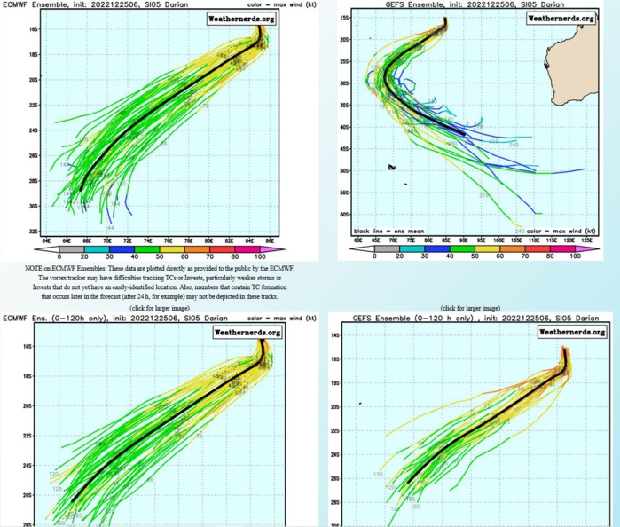 CAT 2 US TC 05S(DARIAN):short-term intensification again//Invest 98B// 2519utc