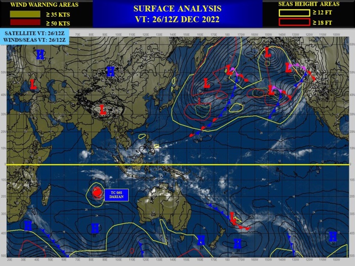 TC 05S(DARIAN): displayed a 3rd intensity peak as a CAT4 US, now embarked on a weakening trend //Invest 98B//Invest 95W// 2615utc