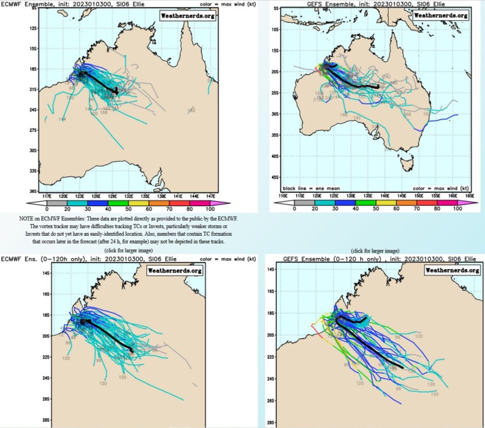 Rain-bearing over-land remnants of 06S(ELLIE): up-graded// Invest92P// 0309utc