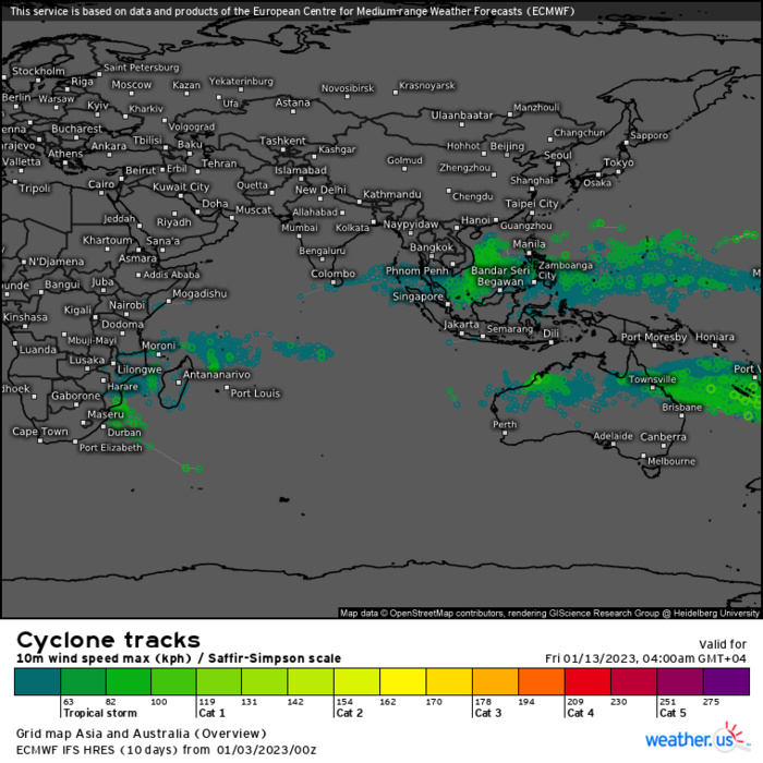 Rain-bearing over-land remnants of 06S(ELLIE): up-graded// Invest92P// 0309utc