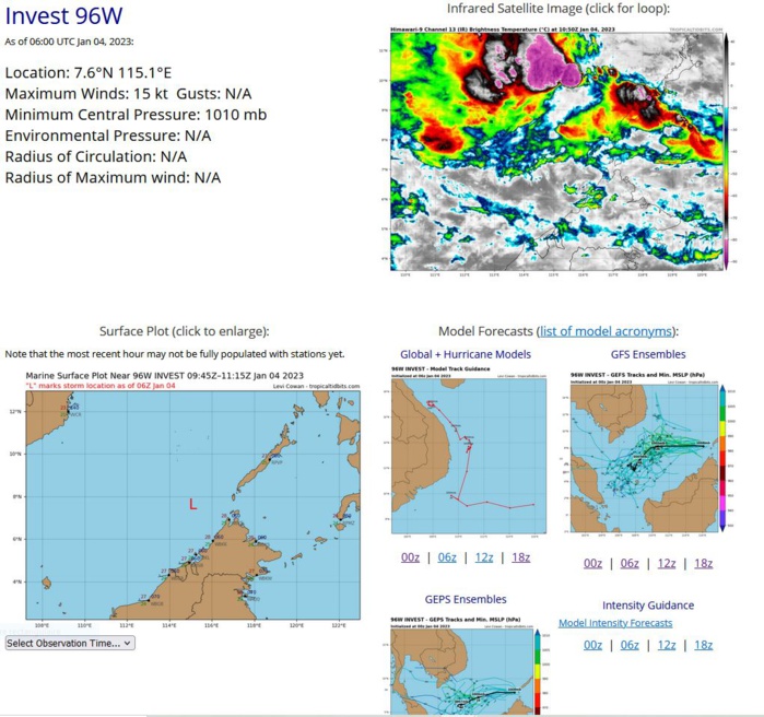 Over-land 06S(ELLIE): severe flooding over parts of Western Australia //Invest 96W//Invest 92P//Invest 93P// 0409utc