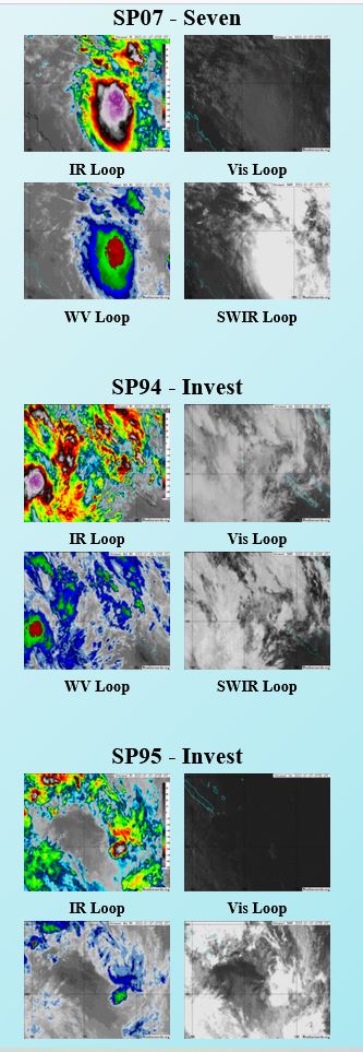 TC 07P on the map,subtropical transition forecast by 48h//Invest 95P//0706utc