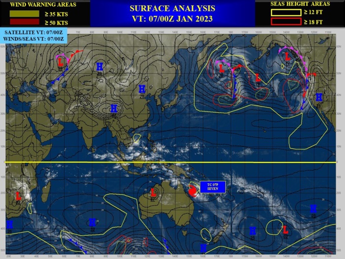 TC 07P on the map,subtropical transition forecast by 48h//Invest 95P//0706utc