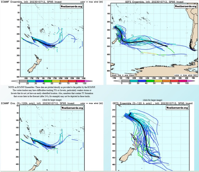 TC 07P(HALE) now subtropical//Invest 95P on the map// 10 Day ECMWF storm tracks// 0809utc