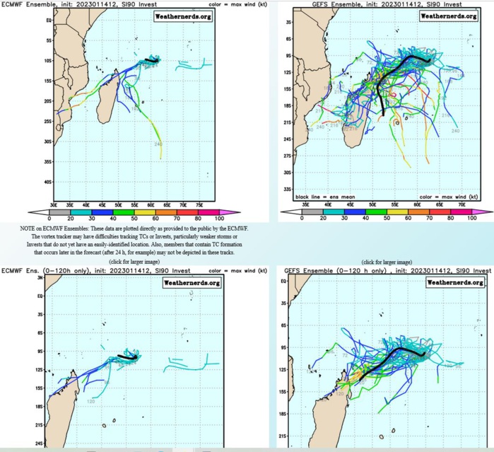 GLOBAL MODELS ARE IN  GOOD AGREEMENT THAT INVEST 90S WILL BE SLOW TO DEVELOP AS IT MEANDERS  WESTWARD OVER THE NEXT 24-48 HOURS.