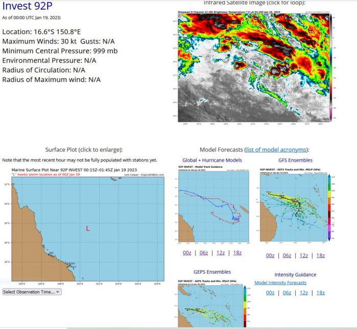 TC 08S(CHENESO): just below Typhoon intensity,forecast landfall near Sambava//TC 09P(IRENE) peaked// Invest 92P: TCFA// 1903utc