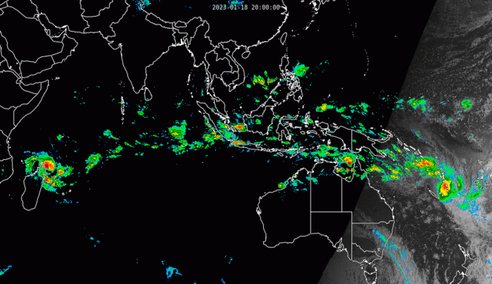 TC 08S(CHENESO): just below Typhoon intensity,forecast landfall near Sambava//TC 09P(IRENE) peaked// Invest 92P: TCFA// 1903utc