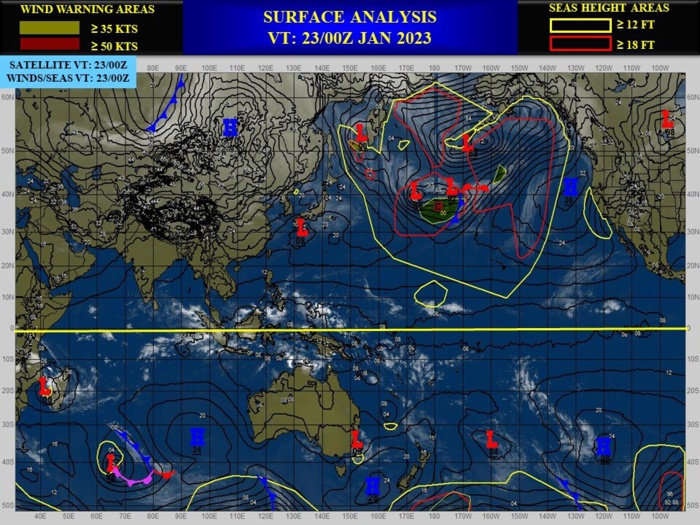 Remnants of TC 08S: Tropical Cyclone Formation Alert// TC 10P subtropical// Invest 93P//10 day ECMWF Storm Tracks//23/15utc