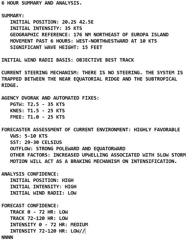 TC 08S(CHENESO) forecast to reach Typhoon intensity by 36h over the warm MOZ Channel//2403utc