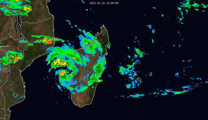 TC 08S(CHENESO): +35knots/24h, forecast to peak at CAT 3 US by 72h// Invest 90B//GTHO maps// 2503utc