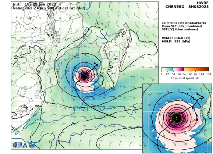 TC 08S(CHENESO): +35knots/24h, forecast to peak at CAT 3 US by 72h// Invest 90B//GTHO maps// 2503utc