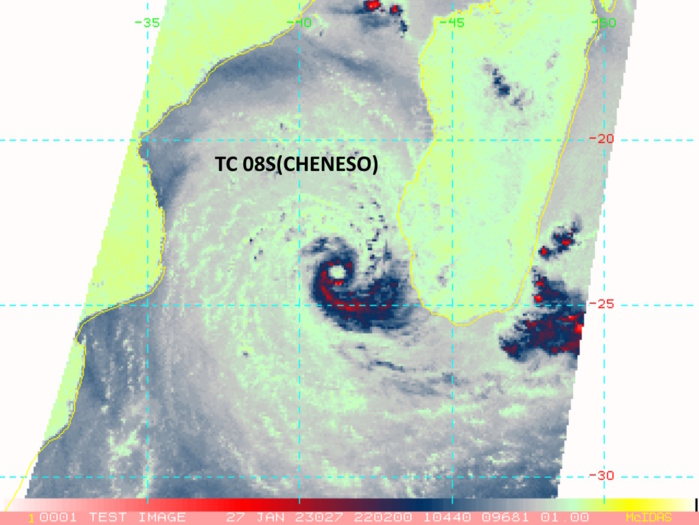 WELL DEFINED MICROWAVE EYE FEATURE. WELL DEFINED MICROWAVE EYE FEATURE.