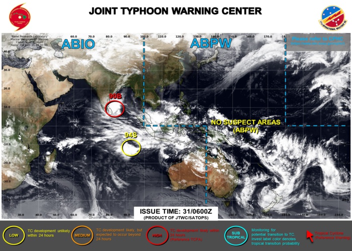 JTWC IS ISSUING 3HOURLY SATELLITE BULLETINS ON INVEST 90B.