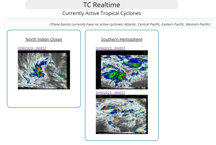 Invest 90B: Tropical Cyclone Formation Alert//Invest 94S and Invest 95S//Ecmwf: 10 Day  Storm Tracks// 3109utc
