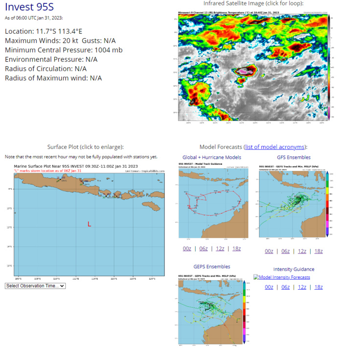 Invest 90B: Tropical Cyclone Formation Alert//Invest 94S and Invest 95S//Ecmwf: 10 Day  Storm Tracks// 3109utc