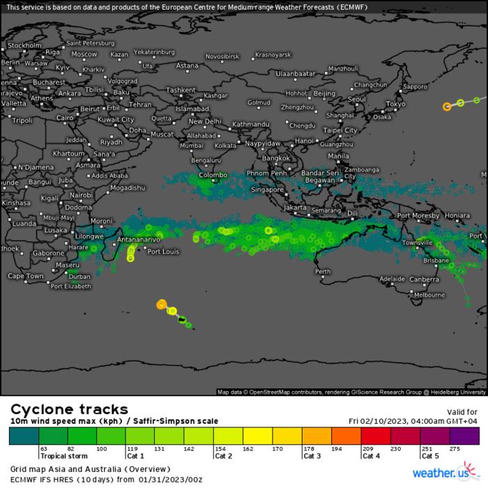 Invest 90B: Tropical Cyclone Formation Alert//Invest 94S and Invest 95S//Ecmwf: 10 Day  Storm Tracks// 3109utc