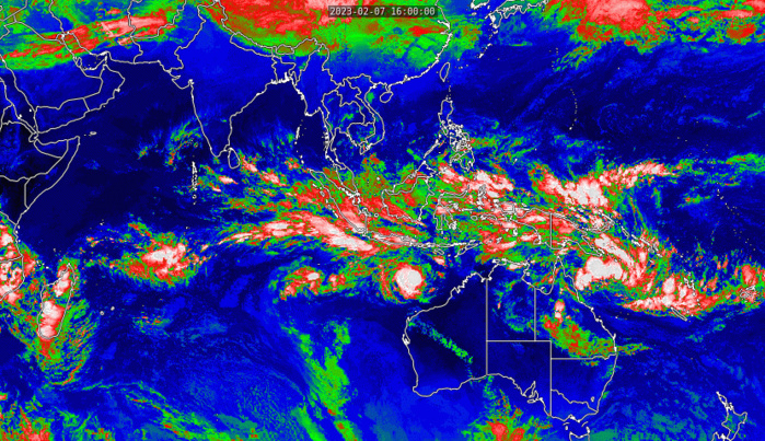 Southern Hemisphere: more active: CAT 2 US TC 08S(FREDDY)//TC 12P(GABRIELLE) intensifying//Invest 94S//3 week GTHO maps//0803utc