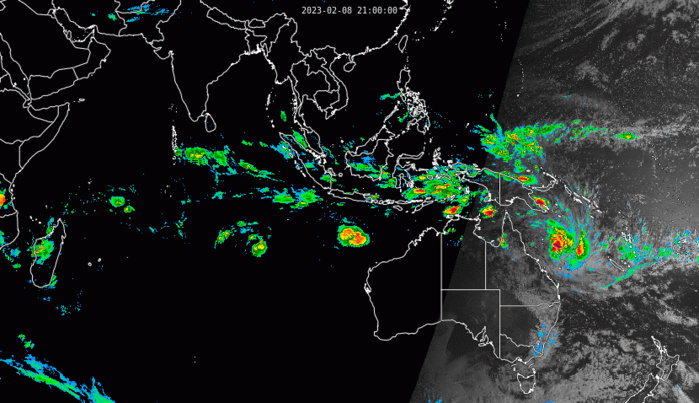 TC 11S(FREDDY) set to re-intensify after 36h//TC 12P(GABRIELLE) intensifying and peaking by 36h//Invest 94S: TC Formation Alert//0903utc TC 11S(FREDDY) set to re-intensify after 36h//TC 12P(GABRIELLE) intensifying and peaking by 36h//Invest 94S: TC Formation Alert//0903utc
